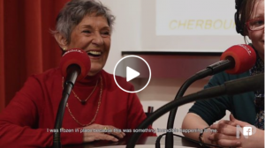 Embedded video of an interview with Danièle Patrix and Flo Plana of The Girl Who Wore Freedom