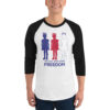 Girl Who Wore Freedom 3/4 sleeve - Image 2