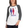 Girl Who Wore Freedom 3/4 sleeve - Image 3