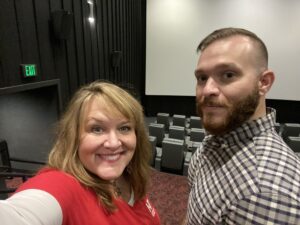 Christian and Hunter Taylor at Boston Film Fest